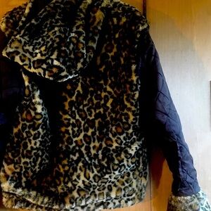 Reversible cheetah print jacket!